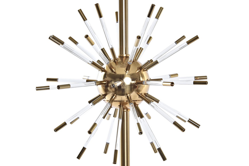 DECO LA-193664 LAMPE DE TABLE METAL ACRYLIQUE 41X41X80 ETOILE