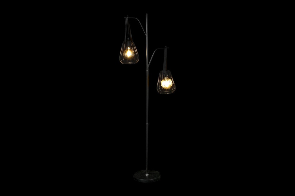 DECO LA-196509 LAMPADAIRE METAL PU 55X25X150 2 MOD.