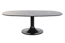 DECO MB-201493 TABLE CAFE METAL MARBRE 120X70X39 NOIR
