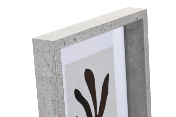 DECO MF-202033 CADRE PHOTO 15X20 MDF VERRE 17,5X3X23 SIMIL PIERRE