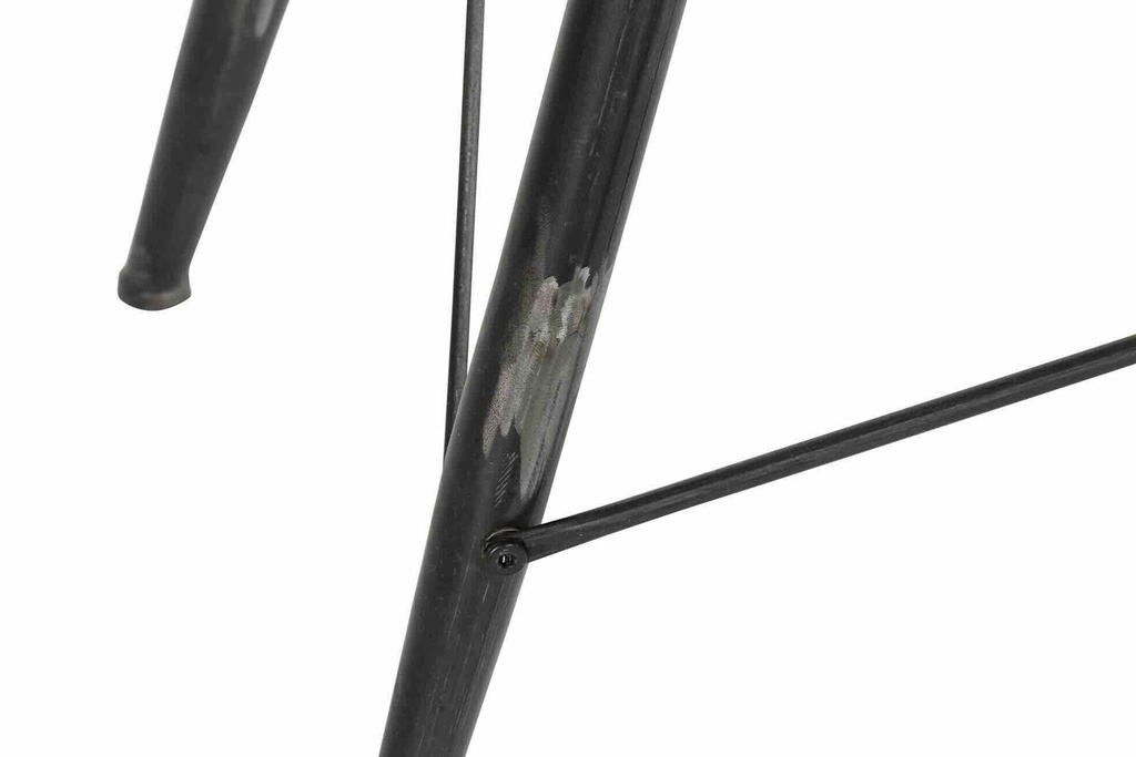 DECO MB-172023 CONSOLE TABLE METAL GLASS 120X35X80 17,1 NOIR