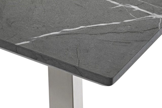 DECO MB-193560 TABLE CAFE MDF ACIER 120X60X44 NOIR