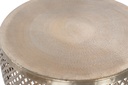 DECO MB-208769 TABLE CAFE ALUMINIUM 82X82X38 DORE