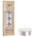 DECO VE-187617 BOUGIE SET 12 CIRE 3,7X3,7X1,4 12 GR. 3,5 HEURES