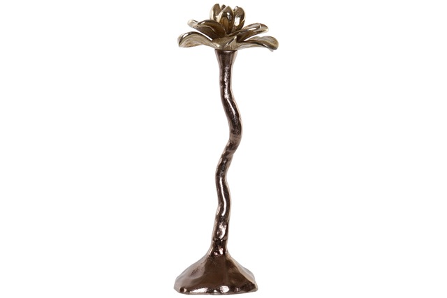 DECO PV-170577 BOUGEOIR ALUMINIUM 1X0,1X32 BICOLORE