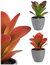 DECO 77065 POT PLANTE FEUILLE LONGUE ASSORT COULEUR 11X11X20CM