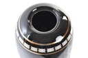 DECO JR-190250 VASE PORCELAINE 16X16X32 FLEURS NOIR
