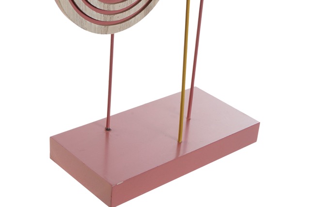 DECO LD-191473 DECORATION MDF 20X10X50 ROSE