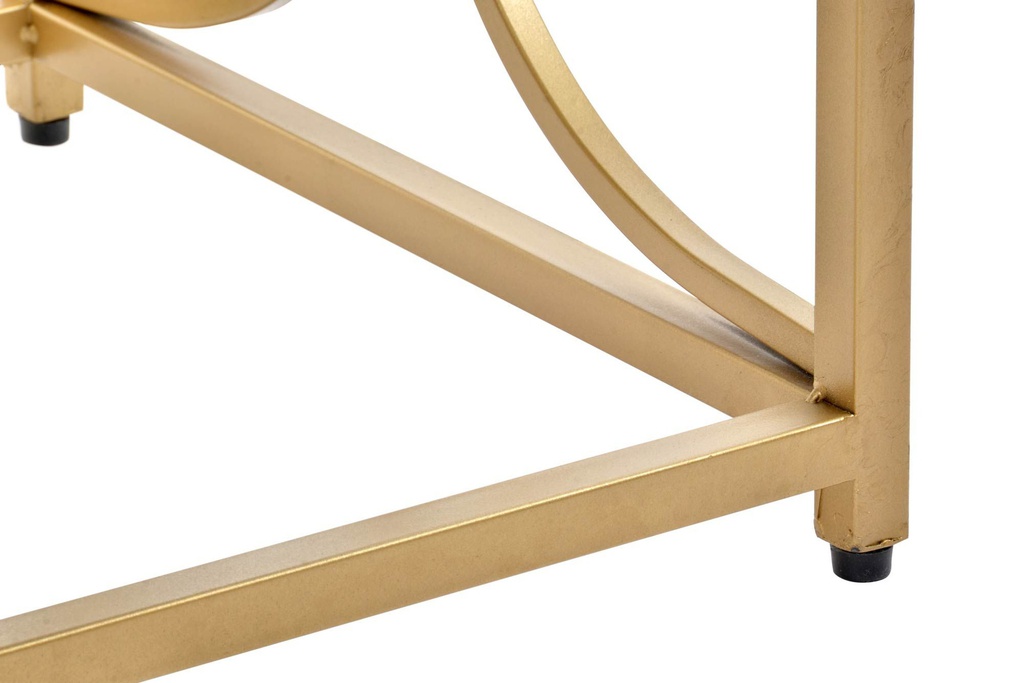DECO MB-156188 TABOURET METAL PES 46X46X46,5 DORE
