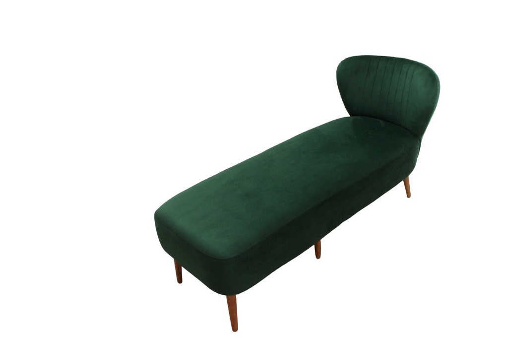 DECO AN MERIDIENNE ZOLA VEL VERTE 164X56X44X80CM