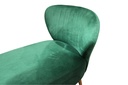 DECO AN MERIDIENNE ZOLA VEL VERTE 164X56X44X80CM