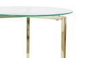 DECO MB-185956 TABLE AUXILIAIRE SET 2 VERRE DOUBLE 60X60X40,5 5 M
