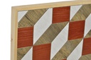 DECO DP-148682 DECO MURALE BOIS 60X3X60 LOSANGES 2 MOD.