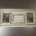 DECO MH CADRE ARGENTE MULTIPHOTO 55x25x2cm