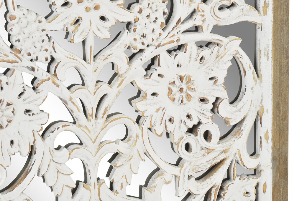 DECO LD-150287 DECO MURALE BOIS CRISTAL 55,5X3X96 MANDALA