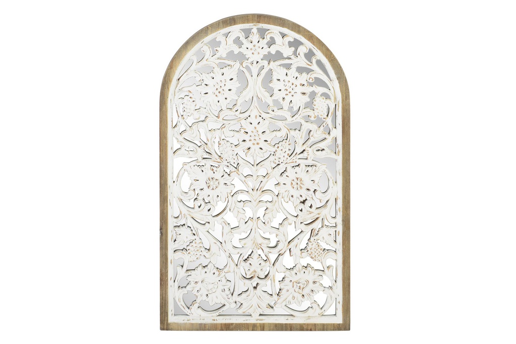 DECO LD-150287 DECO MURALE BOIS CRISTAL 55,5X3X96 MANDALA