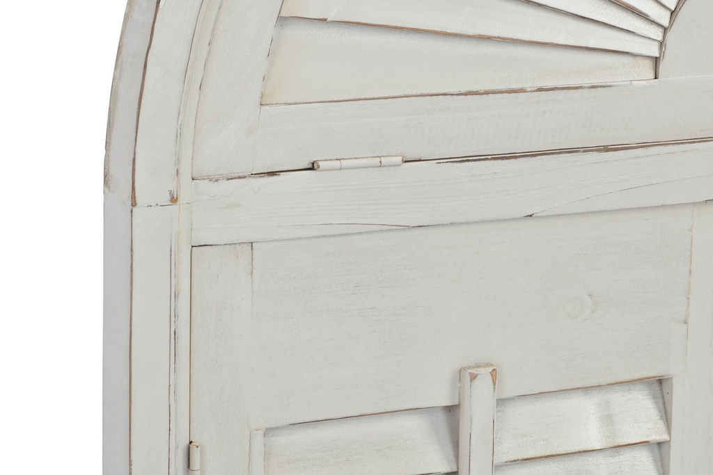 DECO ES-143126 DECO MURALE BOIS MDF 76X136X4 FEN TRE BLANC
