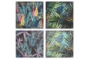 DECO CU-159967 TABLEAU CANVAS WOOD 40X1,8X40 TROPICAL 4 MOD.