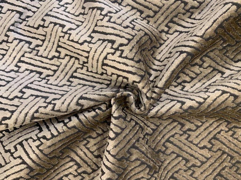 AT TISSU JAQ VEL STRIPES 600g 1,40m