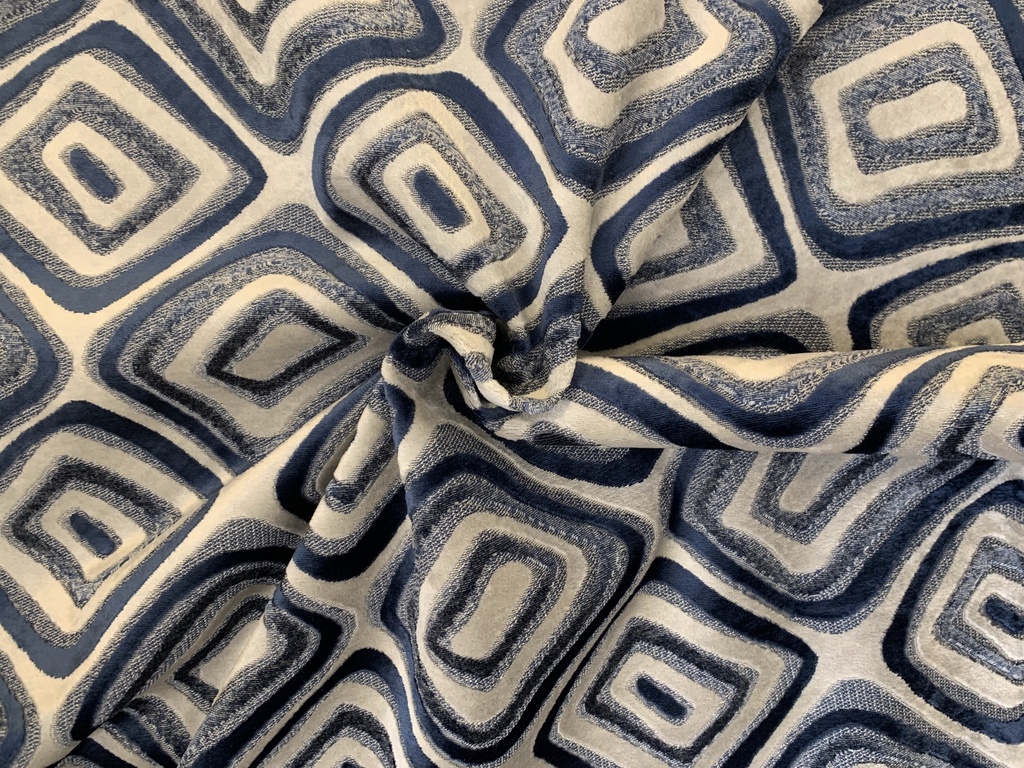 AT TISSU JAQ VEL FORM BLEU GRIS 600g 1,40m