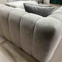 DECO AN CANAPE 3P MN 2,50x0,75xH:0,65m EC GRIS