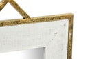 DECO ES-150857 MIROIR MÉTAL MDF 91X2X91 GEOMETRIQUE DORÉ