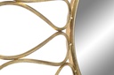 DECO ES-156134 MIROIR MÉTAL 90X4,5X90 SOLEIL DORÉ