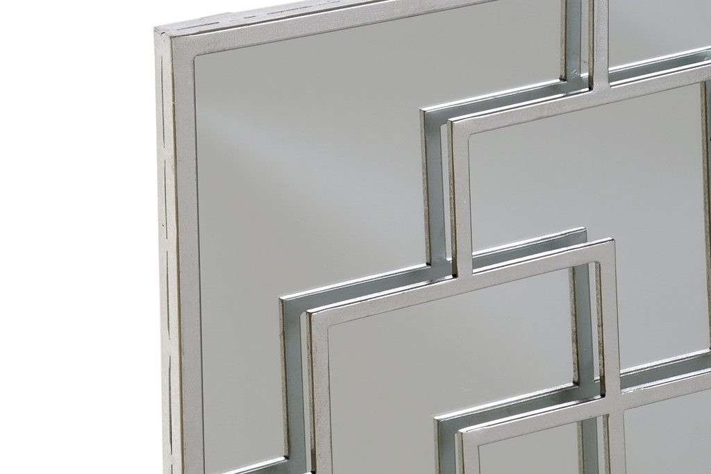 DECO MB-163296 MIROIR MÉTAL MIROIR 50,6X2,5X102 ARGENTÉ