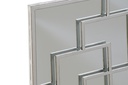 DECO MB-163296 MIROIR MÉTAL MIROIR 50,6X2,5X102 ARGENTÉ