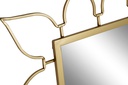DECO MB-176778 MIROIR MÉTAL MIROIR 73X3X103 DORÉ