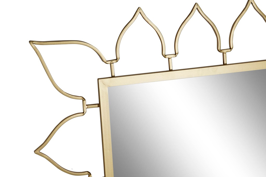 DECO MB-176778 MIROIR MÉTAL MIROIR 73X3X103 DORÉ