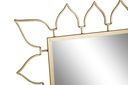 DECO MB-176778 MIROIR MÉTAL MIROIR 73X3X103 DORÉ