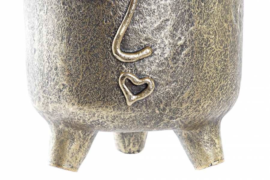 DECO JR-196908 VASE MAGNESIE 33X23X25,5 FACE DORE