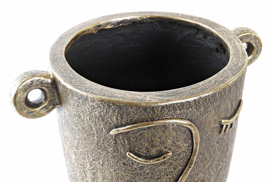 DECO JR-196908 VASE MAGNESIE 33X23X25,5 FACE DORE