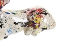 DECO FD-202697 FIGURE RESINE 23,5X9X12,5 LÅOPARD MULTICOLORE