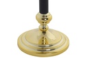 DECO PV-192887 BOUGEOIR METAL VERRE 13X13X53 BICOLOR DORE