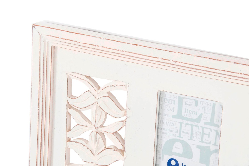 DECO MF-117312 MULTIPHOTOS FRAME WOOD 60X45X1,7 4 PHOTOS AGED