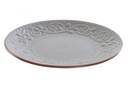 DECO PC-188261 ASSIETTE GRES 21X21X2,5 RELIEF GRIS