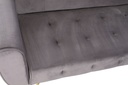 DECO MB-175882 CANAPE LIT VELVET METAL 213X79X82 40KG. GREY