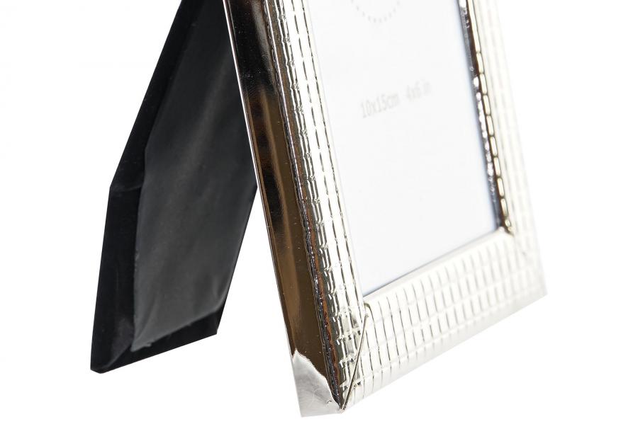 DECO MF-199358 CADRE PHOTO 10X15 METAL 12X2X17 ARGENTE