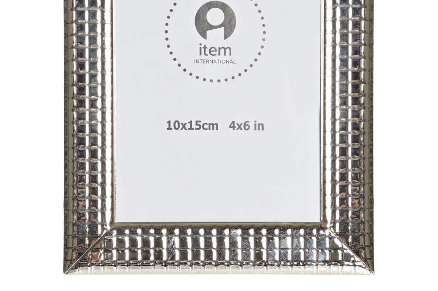 DECO MF-199358 CADRE PHOTO 10X15 METAL 12X2X17 ARGENTE