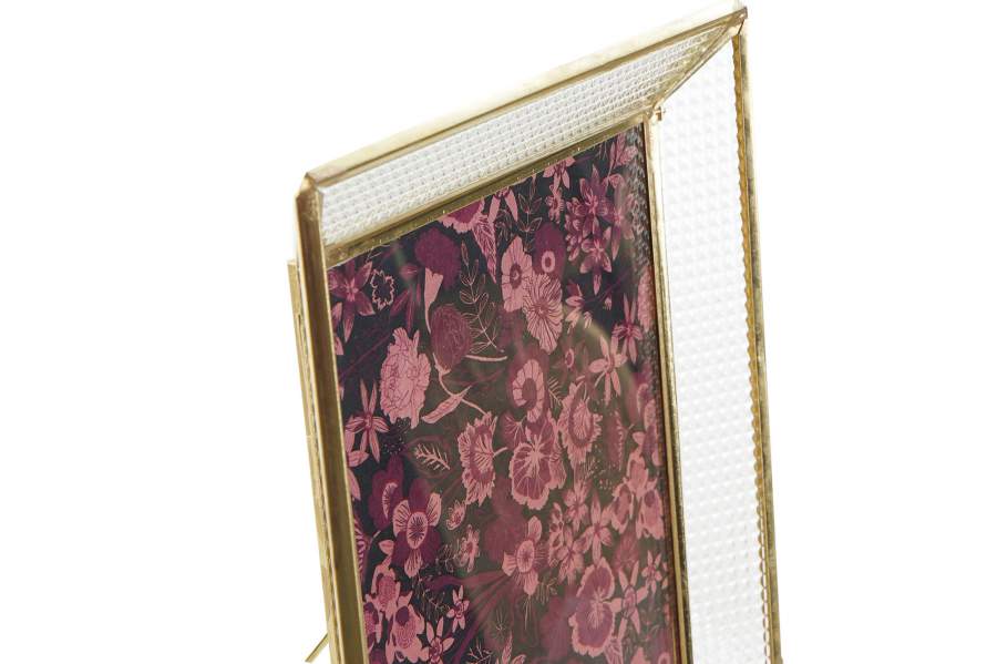 DECO LD-191448 CADRE PHOTO 15X20 METAL VERRE 17,5X3,5X22,5 DORE