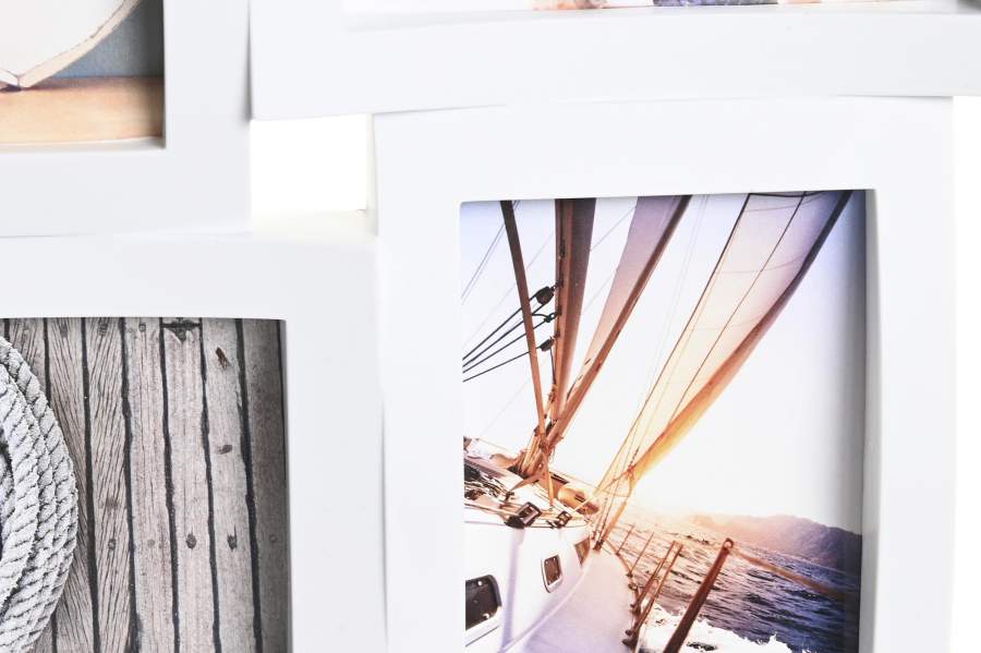 DECO MF-199022 CADRE MULTIPHOTO PP 47,5X3X33 6 PHOTOS 2 MOD.