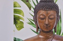 DECO CU-163255 TABLEAU PS 35X2X45 BOUDDHA MULTICOLORE