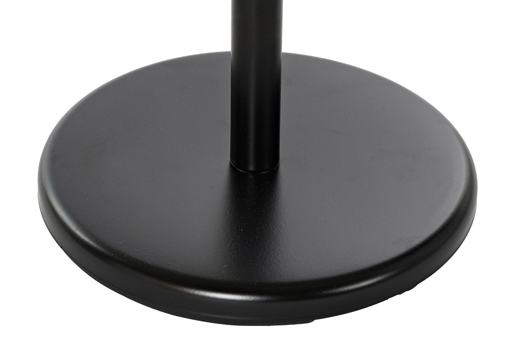 DECO PP-183533 VALET DECO NUIT MÉTAL RUBBERWOOD 47X28X111 NOIR