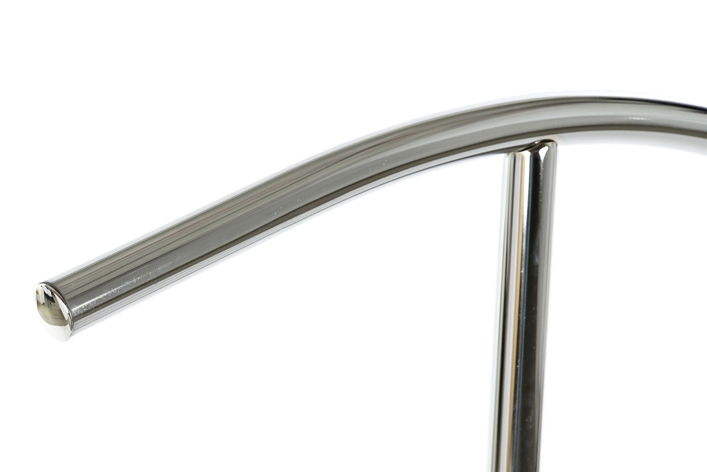 DECO PP-183546 VALET DECO NUIT MÉTAL 48X28X106 CHROME ARGENTÉ