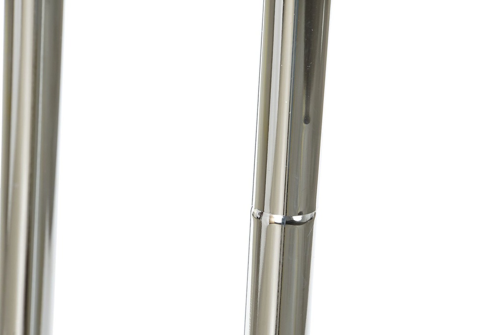 DECO PP-183546 VALET DECO NUIT MÉTAL 48X28X106 CHROME ARGENTÉ