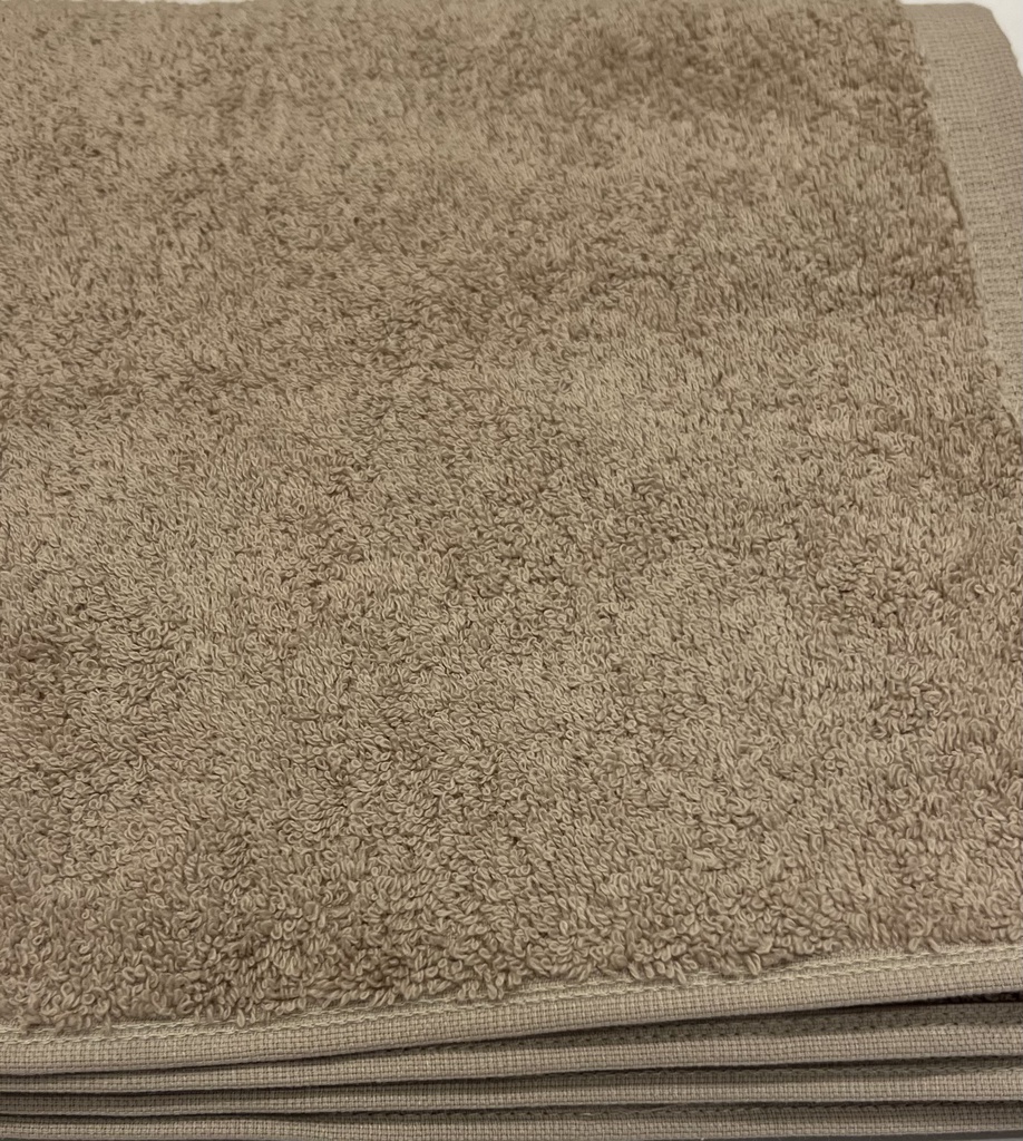 LL AL SERVIETTE DRAP DE BAIN 70X150 100% COT 500GR/M2 SABLE SIENNE