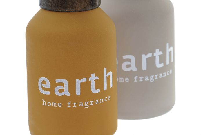 DECO VE-164722 FRAGANCE DIFFUSER GLASS 5,5X5,5X11,5 EARTH 2 MOD.