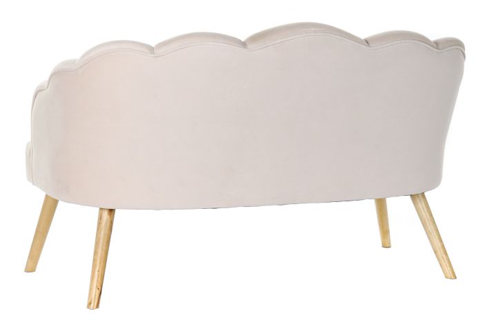 DECO MB-175711 CHAISE LONGUE PES BIRCH 129X72X79 BEIGE